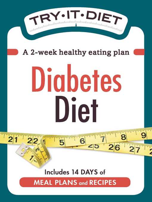 Title details for Try-It Diet: Diabetes Diet by Adams Media - Available